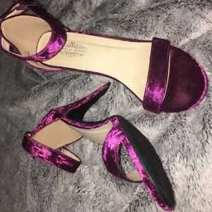 Burgundy heels